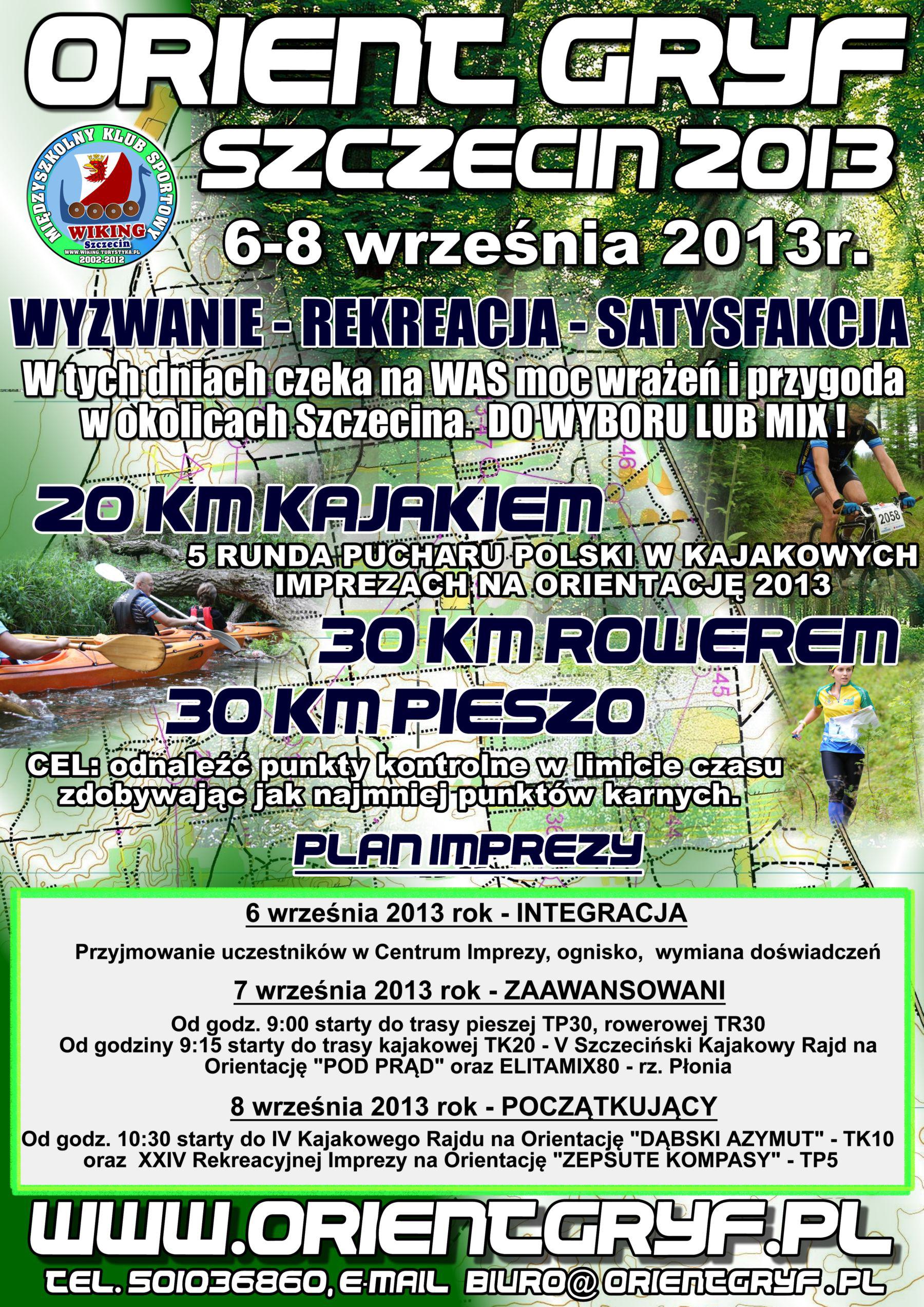 ORIENT GRYF SZCZECIN 2013 - PLAKAT